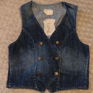 Current Elliott Hi-Low Double-breasted Vest